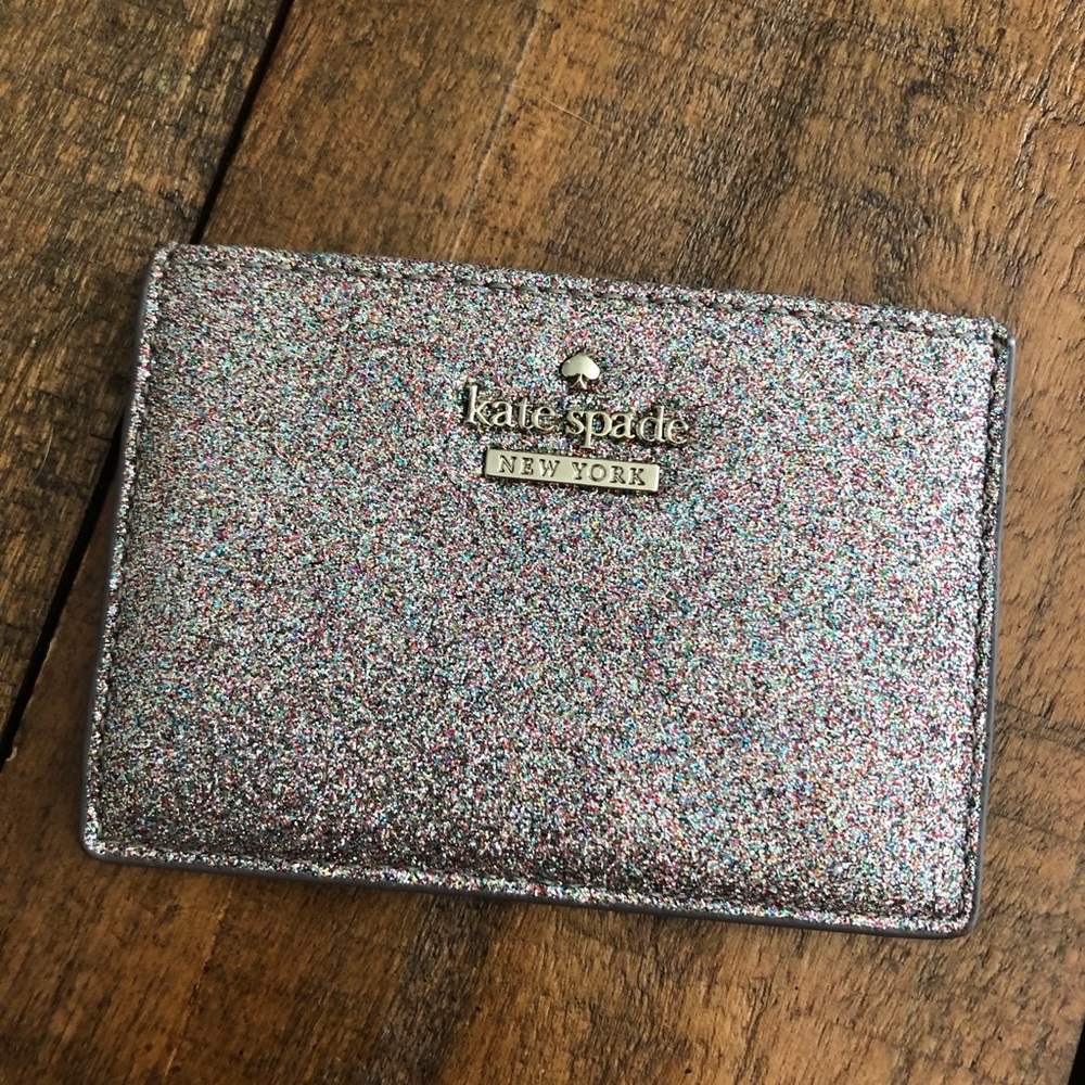 Kate Spade Glitter Card Holder